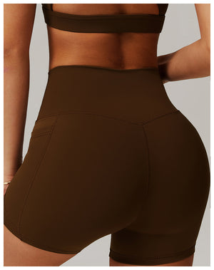 025 Shorts Deportivos con Bolsas