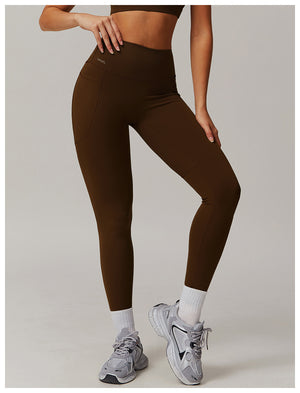 025 Leggings Largos con Bolsas