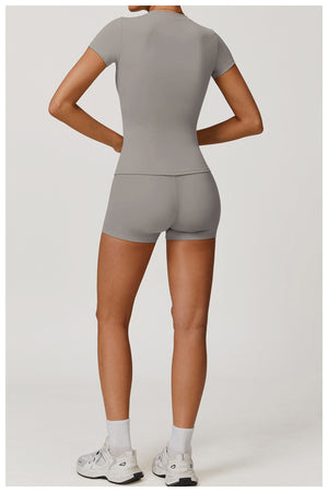 097 Blusa Manga Corta Ajustada